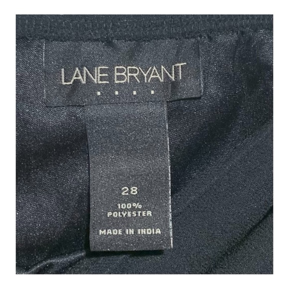 Lane Bryant Black A-Line Midi Skirt - Picture 4 of 4